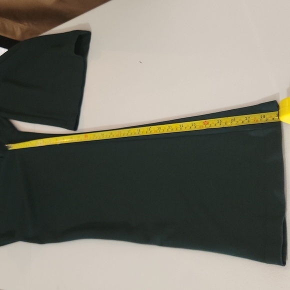 T Tahari Pants Womens Size M Hunter Green Pull On Straight Leg - Picture 6 of 11